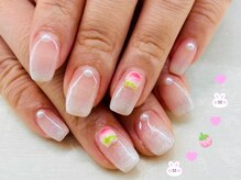 ミアローザ(Mia Rosa)/定額苺ネイル☆