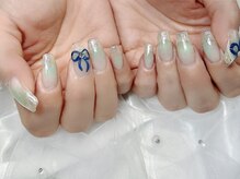 ヒールネイル(heal nail)/スカルプ クリアfrench×cheek