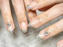 08ネイル(08 nail＆school)/ブライダルにも♪ガラスフレンチ