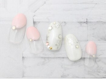 キャンアイドレッシー ヨコハマ元町店(Can I Dressy)/【NEW】雪の結晶ネイル