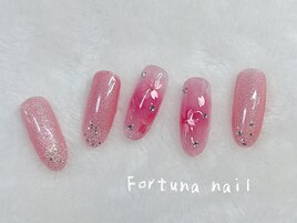 桜チークネイル
