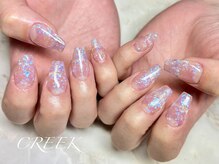 クリーク(CREEK)/深爪補正クリアオーロラスカルプ