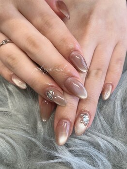 ピンクシュガーネイル(pink sugar nail)/潤いマグ♪