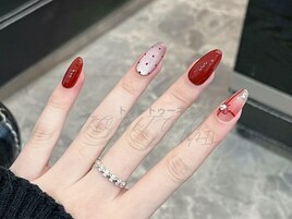 クリスマスギフトネイル