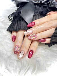 ハート定額ネイル