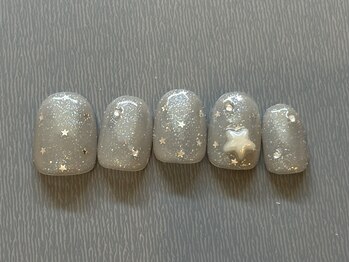 アイ ネイルズ 天神店(I nails)/キラキラスター　￥7000