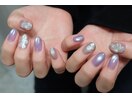 立体感★花ネイル