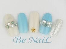 ビーネイル(Be NaiL)/ブルー＆ホワイト