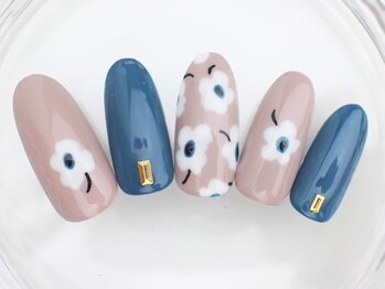 ネイルサロン あかねいろ/秋冬フラワーネイル 卒業 入学