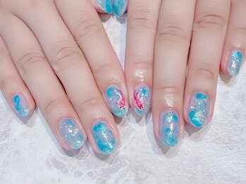 ＃金魚＃夏祭り＃マーブル