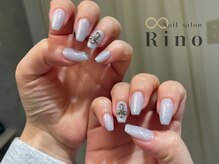 リノ 浦添店(Rino)/透明感×ラメ×クロスパーツ追加