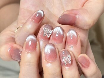 ウサギネイル 新大久保店(usagi nail)/マグネットフレンチ