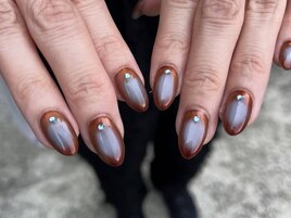 秋ニュアンスネイル