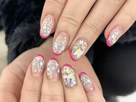 立和名/キラキラ☆年越しネイル