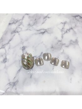 セレクトネイル ココ 秦野店(SELECT NAIL COCO)/Foot ミラーフィルム
