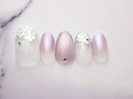ホロ紫陽花ネイル初回￥6500