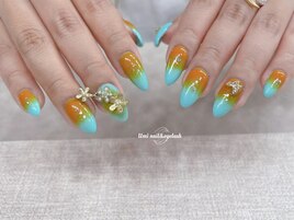 ブルーネイル　ハワイ海ネイル