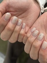 モツヲネイル(motsu.O! NAIL)/ランダムホロ×ホワイトラメ