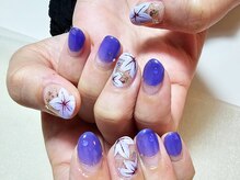 桔梗 キキョウ ネイル