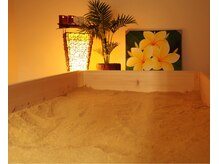 ザソースオブビューティ(The Source of Beauty)の雰囲気（米ぬかとヒノキのブレンド酵素風呂。自然の発酵熱で温活♪）