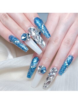 Mネイル/ラメワンカラー