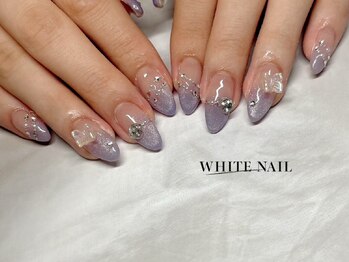 ホワイトネイル(WHITE NAIL)の写真/≪再現度の高さ×モチの良さ≫クーポン4980円～！種類豊富なアート/キャラクターアート/持ち込みもOK♪