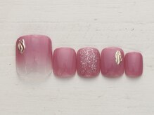ネイルミックス 宇都宮インターパーク店(Nail Mix)/グラデ×ミラーアート　4990円