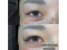 ロンドンラッシュ 宇都宮(LONDON LASH)/マツエク120本 0.1ミリJカール