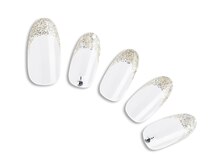 プラスネイル 銀座中央通り店(PLUS NAIL)/【120】フレンチ×シェル¥6,039