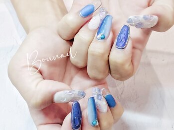 ボネール(nail & eyelash Bounail)/ニュアンス ケア付 パラジェル