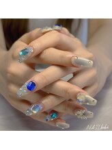 ネイルベベ(Nail bebe)/チーク×中華ネイル♪