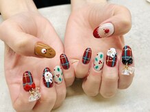 ネイルサロン ドゥ(Nail Salon Doux)/【ほり】クリスマスネイル