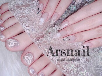 アルスネイル(Ars nail)/ホワイトブライダルネイル
