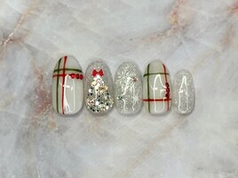クリスマスネイル
