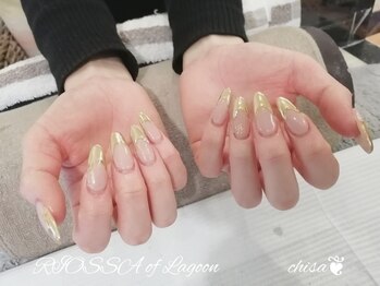 リオッサ オブ ラグーン(RIOSSA of Lagoon)/ミラーフレンチネイル