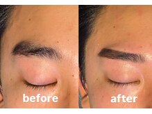 トップルック 横浜店(TOP LOOK)/メンズ眉毛ビフォーアフター