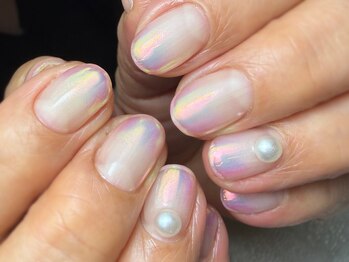 ホロムア 大岡山店(Holomua)/ミラーネイルグラデーション