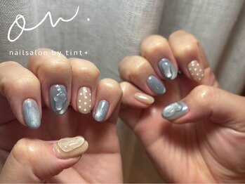 オンドットネイルサロンバイティントプラス(on. nailsalon by tint+)の写真/爪に優しいフィルイン×パラジェルで自爪を育成。定額で叶う大人透け感ニュアンス★