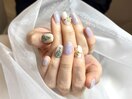 華やかネイルコース ¥7500