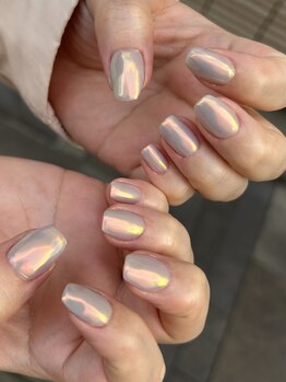 mjuk. 【ミューク】《ネイル/ワンカラー/マグネット/フィルイン》/オーロラワンカラー