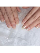 クリア(Clear)/春ネイル