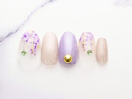 藤の花ネイル初回￥7500