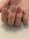 ショート×ちゅるんネイル