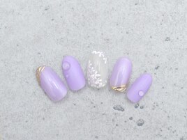 ラベンダー◇ミラーネイル