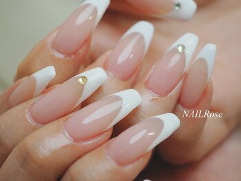 ネイルローズ(NAIL Rose)の写真/歴25年の経験が叶える、完成度の高い仕上がりに♪エアブラシや長さ出しなど、高度な技術にも対応*