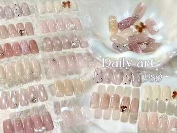 デイシー ネイルアンドアイラッシュ(deicy nail&eyelash)の写真/定額7980円から＊好みのデザインがきっと見つかる定額コースをご用意♪