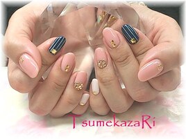 ピンク＆ネイビー★ストライプ