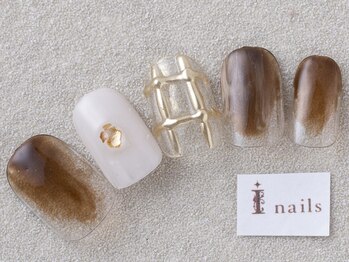 アイネイルズ 三宮店(I nails)/ミラーチェック¥6000