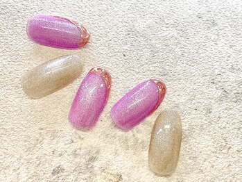 ネイルサロン ふるる 大須店/☆ミディアムネイル☆#149