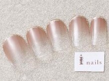 アイネイルズ 三宮店(I nails)/ピンクグラデゴールド